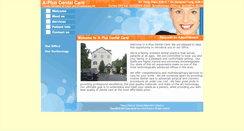 Desktop Screenshot of aplusdentalservices.com