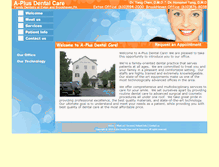 Tablet Screenshot of aplusdentalservices.com